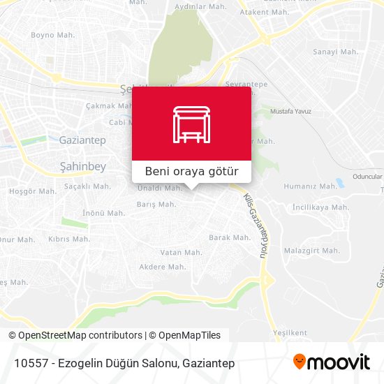 10557 - Ezogelin Düğün Salonu harita