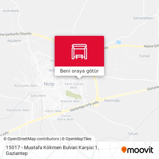 15017 - Mustafa Kökmen Bulvari Karşisi 1 harita