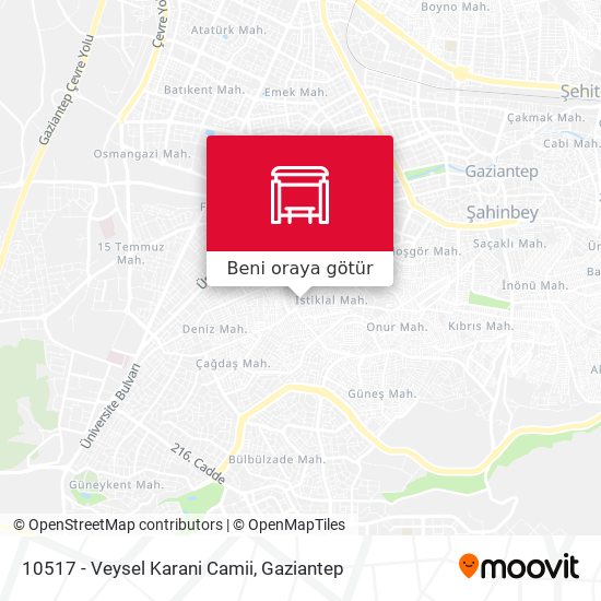 10517 - Veysel Karani Camii harita