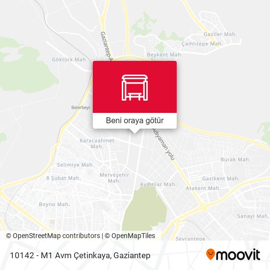 10142 - M1 Avm Çetinkaya harita