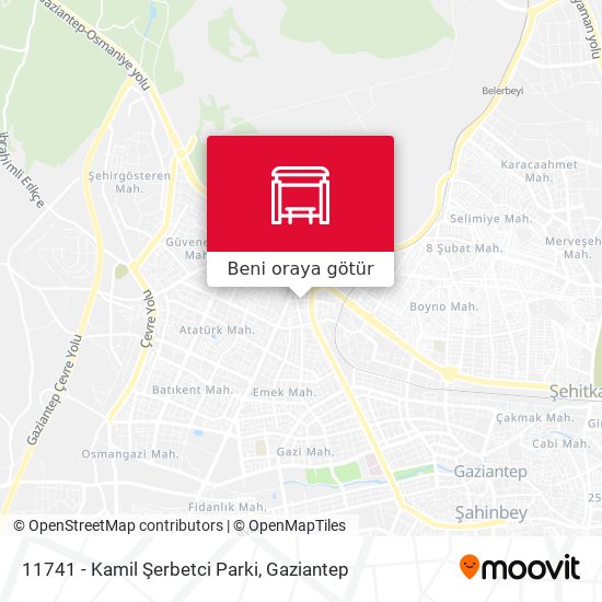 11741 - Kamil Şerbetci Parki harita