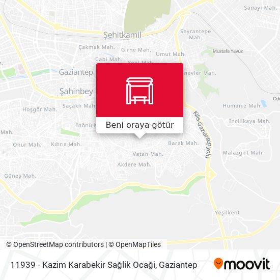 11939 - Kazim Karabekir Sağlik Ocaği harita