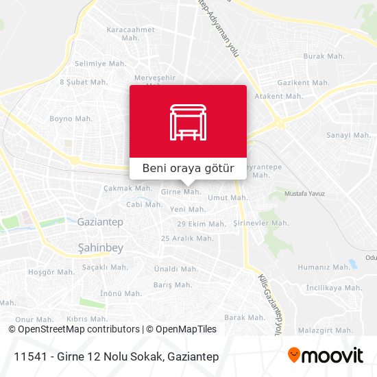 11541 - Girne 12 Nolu Sokak harita