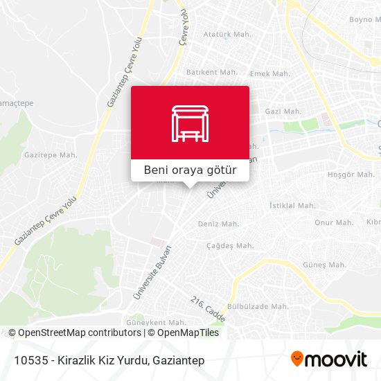 10535 - Kirazlik Kiz Yurdu harita