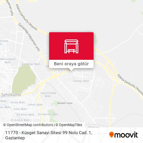 11770 - Küsget Sanayi Sitesi 99 Nolu Cad. 1 harita