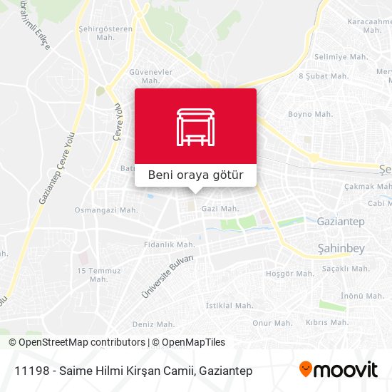 11198 - Saime Hilmi Kirşan Camii harita