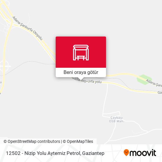 12502 - Nizip Yolu Aytemiz Petrol harita