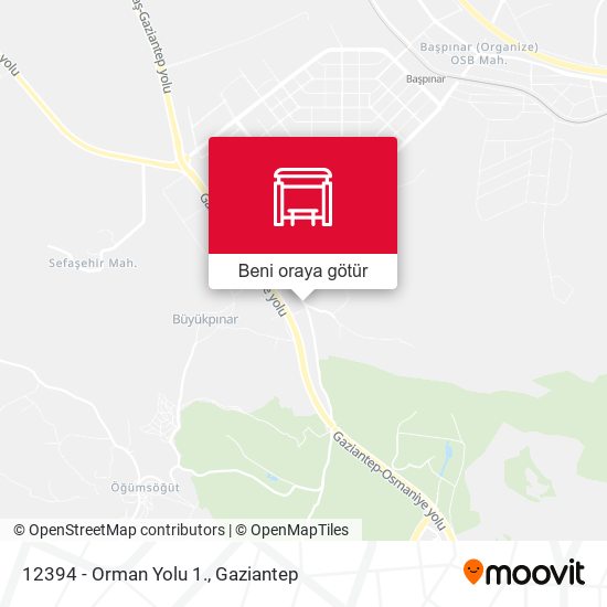 12394 -  Orman Yolu 1. harita