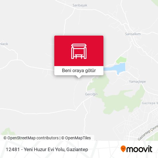 12481 - Yeni Huzur Evi Yolu harita