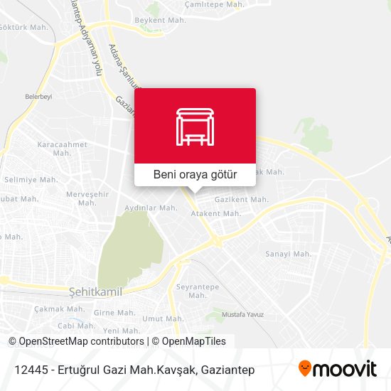 12445 - Ertuğrul Gazi Mah.Kavşak harita
