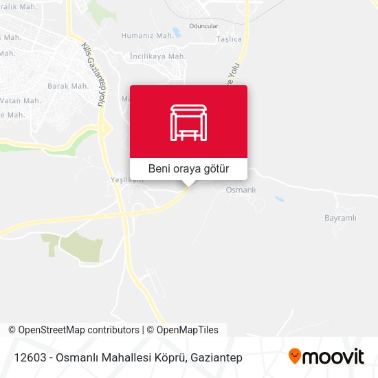 12603 - Osmanlı Mahallesi Köprü harita