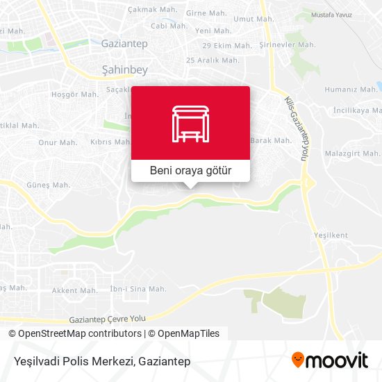 Yeşilvadi Polis Merkezi harita