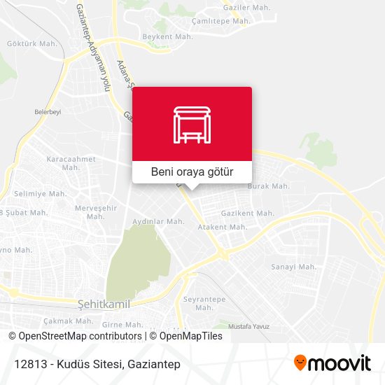 12813 - Kudüs Sitesi harita