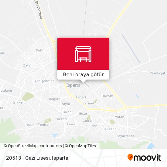 20513 - Gazi Lisesi harita