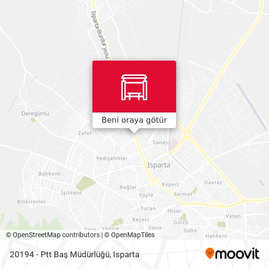20194 - Ptt Baş Müdürlüğü harita