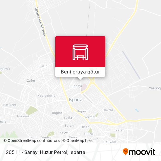 20511 - Sanayi Huzur Petrol harita