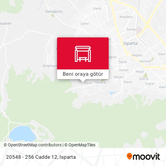 20548 - 256 Cadde 12 harita