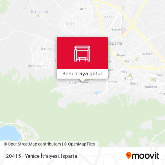 20415 - Yenice İtfaiyesi harita