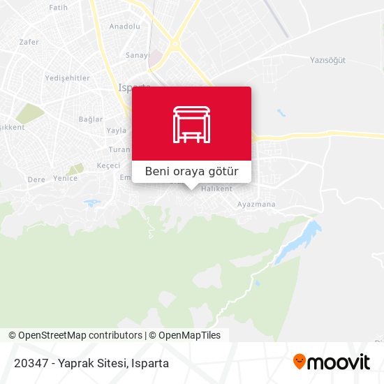 20347 - Yaprak Sitesi harita
