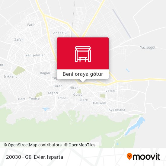 20030 - Gül Evler harita