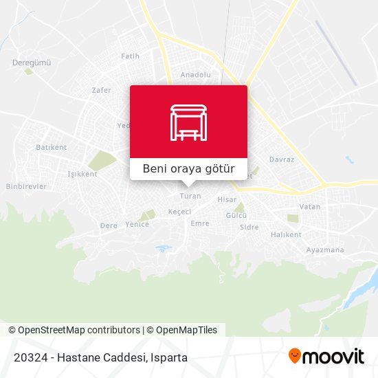 20324 - Hastane Caddesi harita