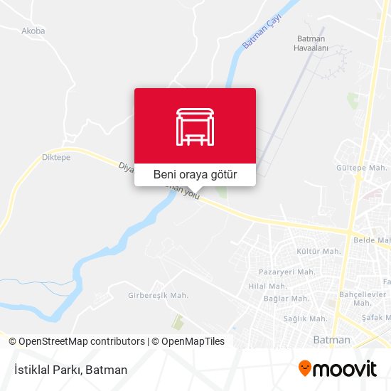 İstiklal Parkı harita