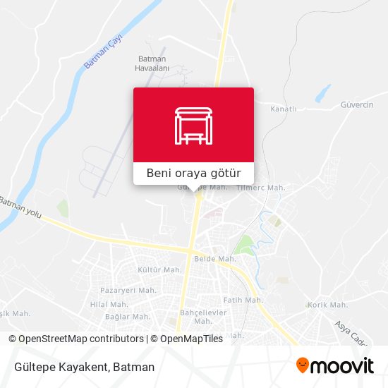 Gültepe Kayakent harita