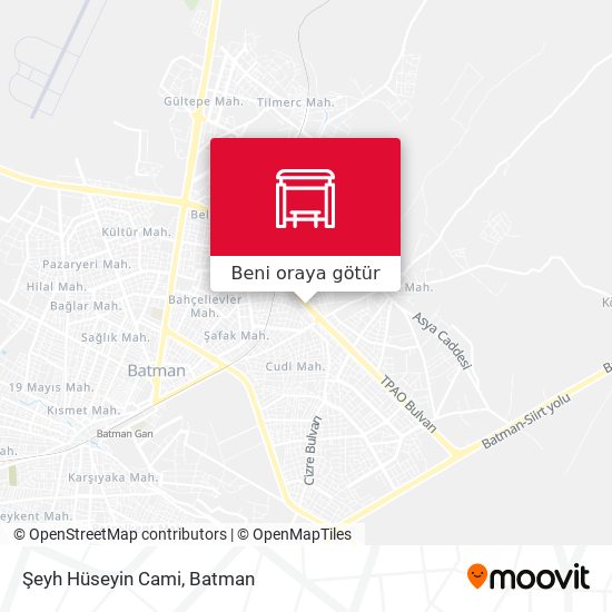 Şeyh Hüseyin Cami harita