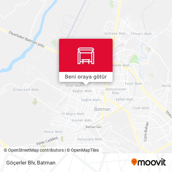 Göçerler Blv harita