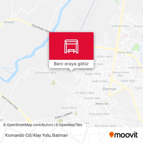 Komando Cd/Alay Yolu harita