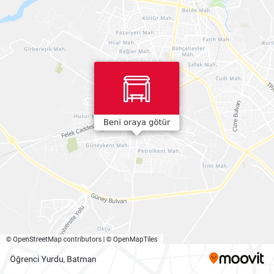 Öğrenci Yurdu harita