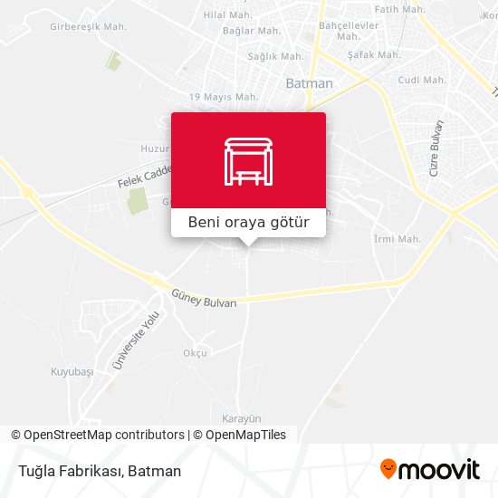Tuğla Fabrikası harita