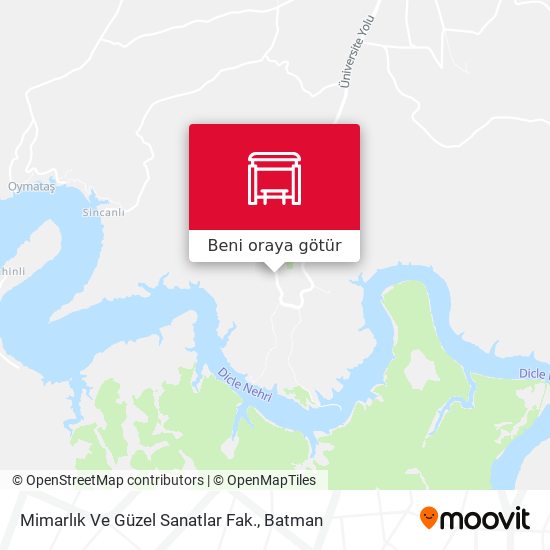 Mimarlık Ve Güzel Sanatlar Fak. harita