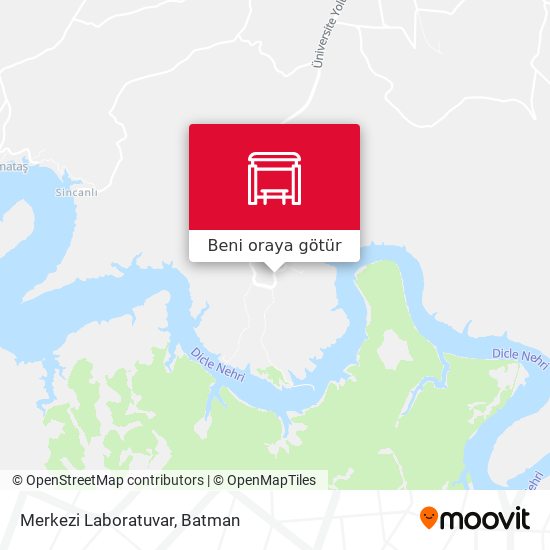 Merkezi Laboratuvar harita