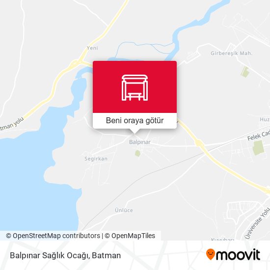 Balpınar Sağlık Ocağı harita