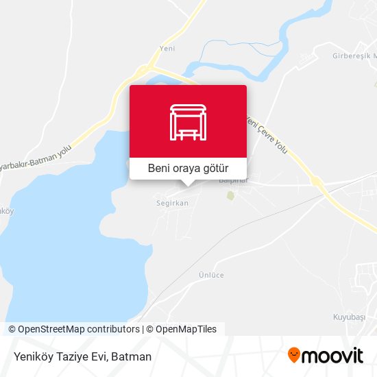 Yeniköy Taziye Evi harita