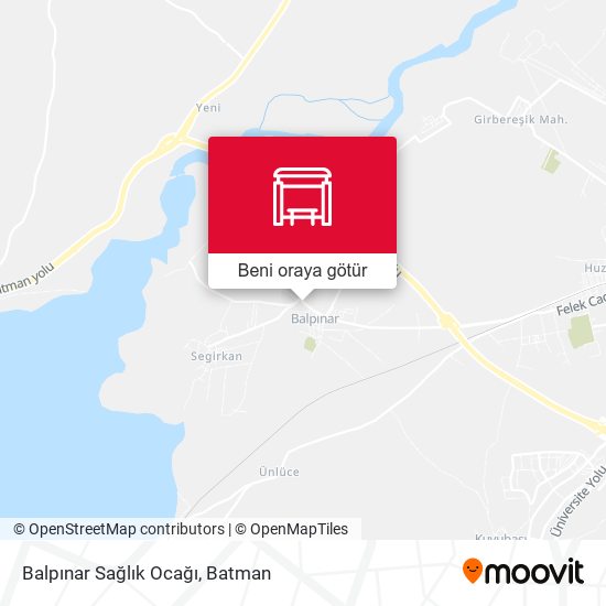 Balpınar Sağlık Ocağı harita