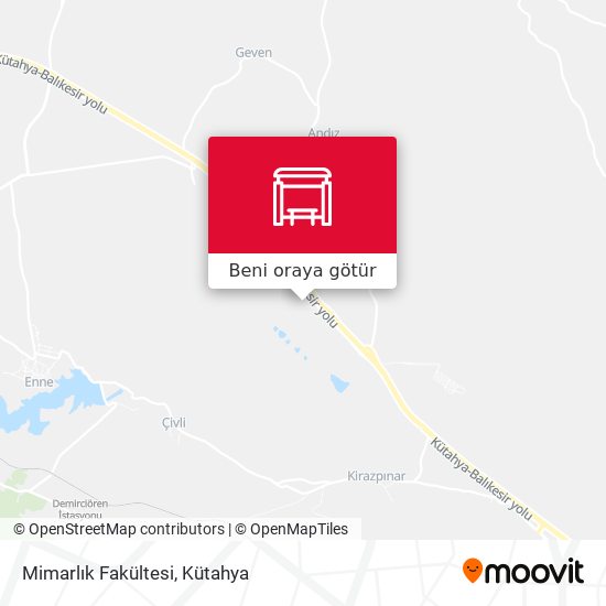 Mimarlık Fakültesi harita
