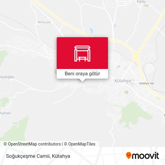 Soğukçeşme Camii harita