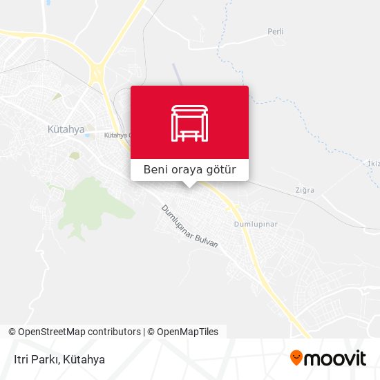 Itri Parkı harita