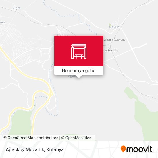 Ağaçköy Mezarlık harita