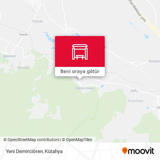 Yeni Demirciören harita