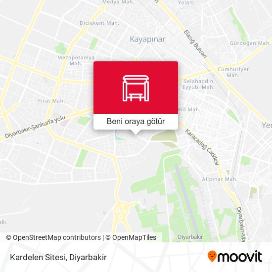 Kardelen Sitesi harita