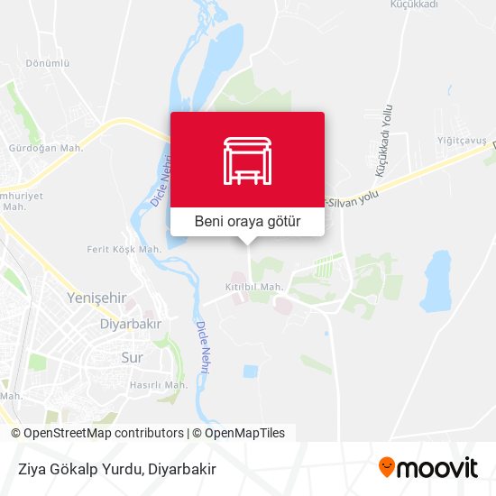 Ziya Gökalp Yurdu harita