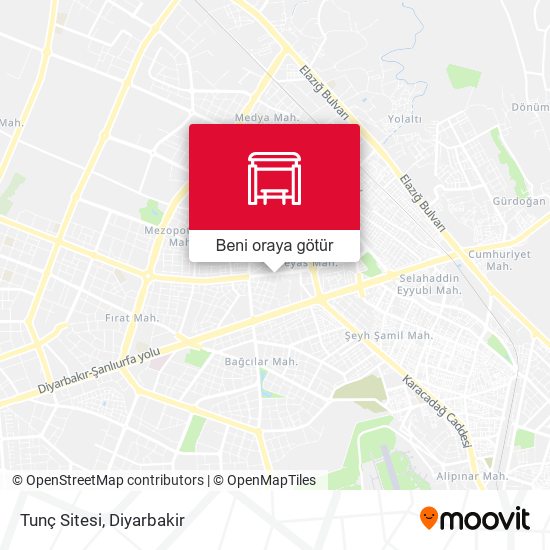 Tunç Sitesi harita
