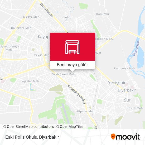 Eski Polis Okulu harita