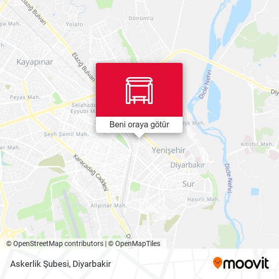 Askerlik Şubesi harita
