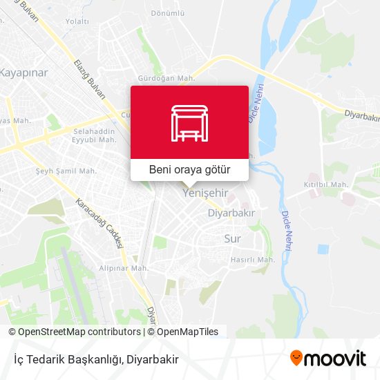İç Tedarik Başkanlığı harita