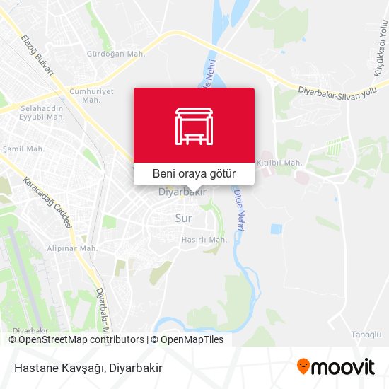 Hastane Kavşağı harita