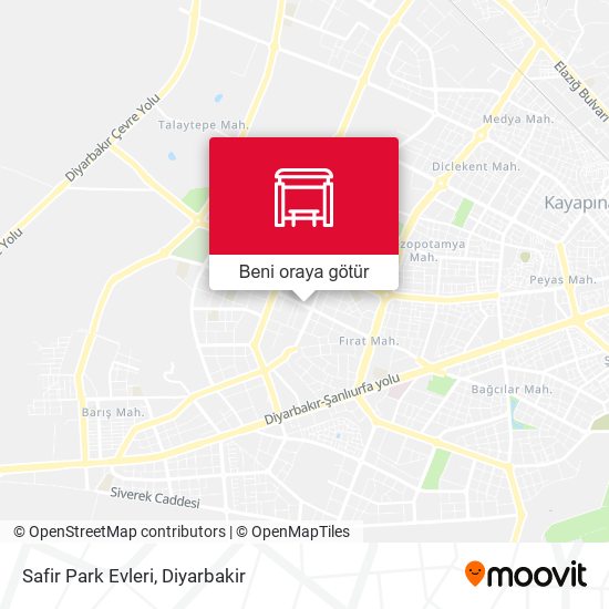 Safir Park Evleri harita